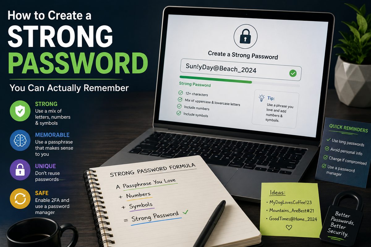 How to create a strong password you can actually remember